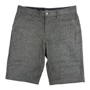 Volcom Mens Shorts Sz 31 Gray Cotton Blend Casual Golf Comfort Active